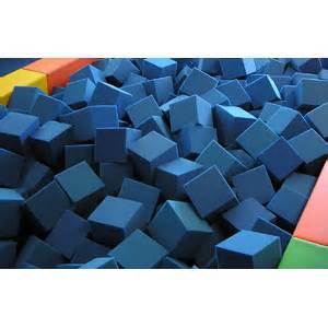 8 x 8 x8 Foam Cubes for Pits (minimum 90 per order) Call for shipping -  NRA Gym Supply